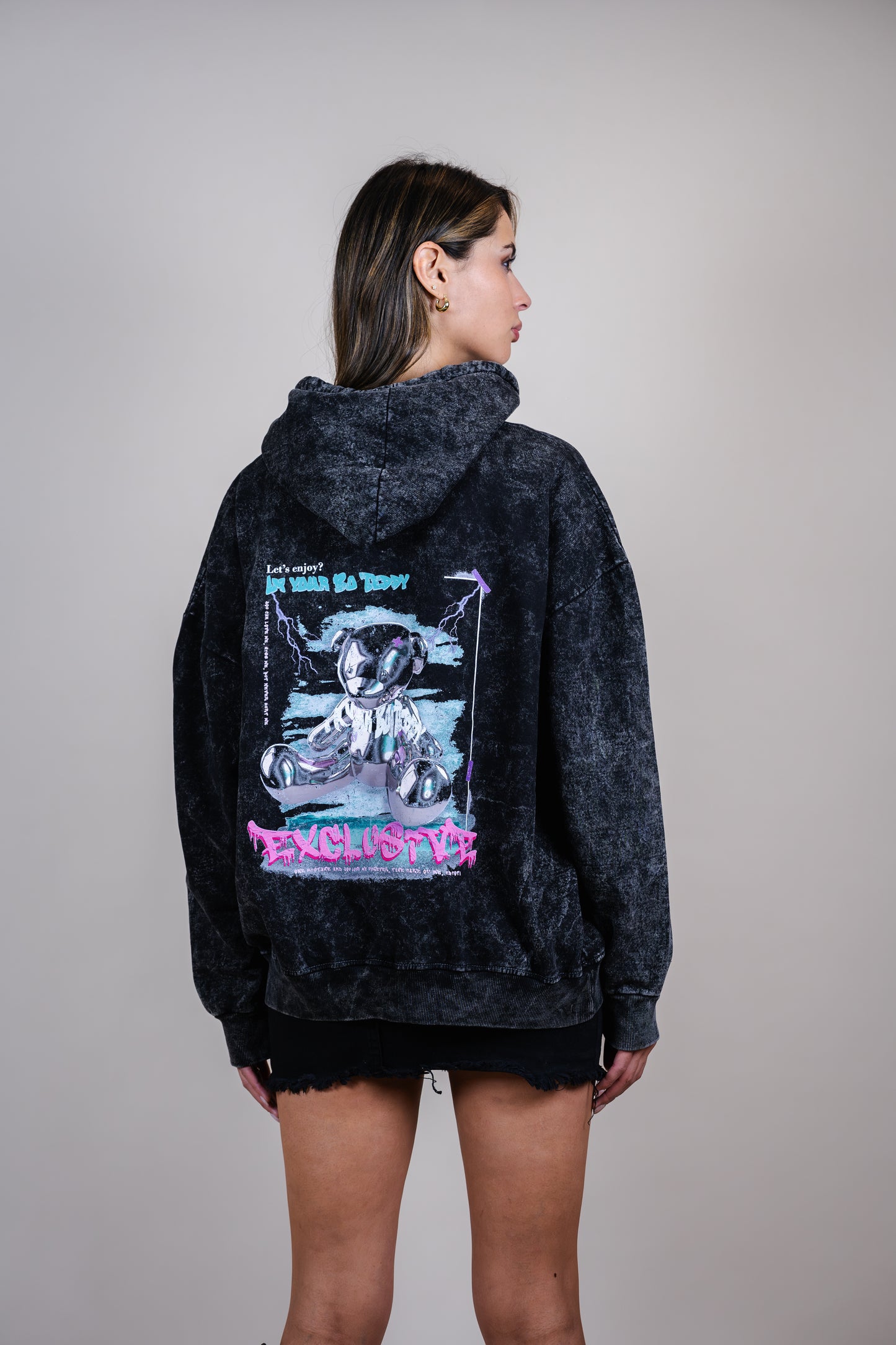 Hoodie jaspeado Bo Teddy exclusive - Autumn series