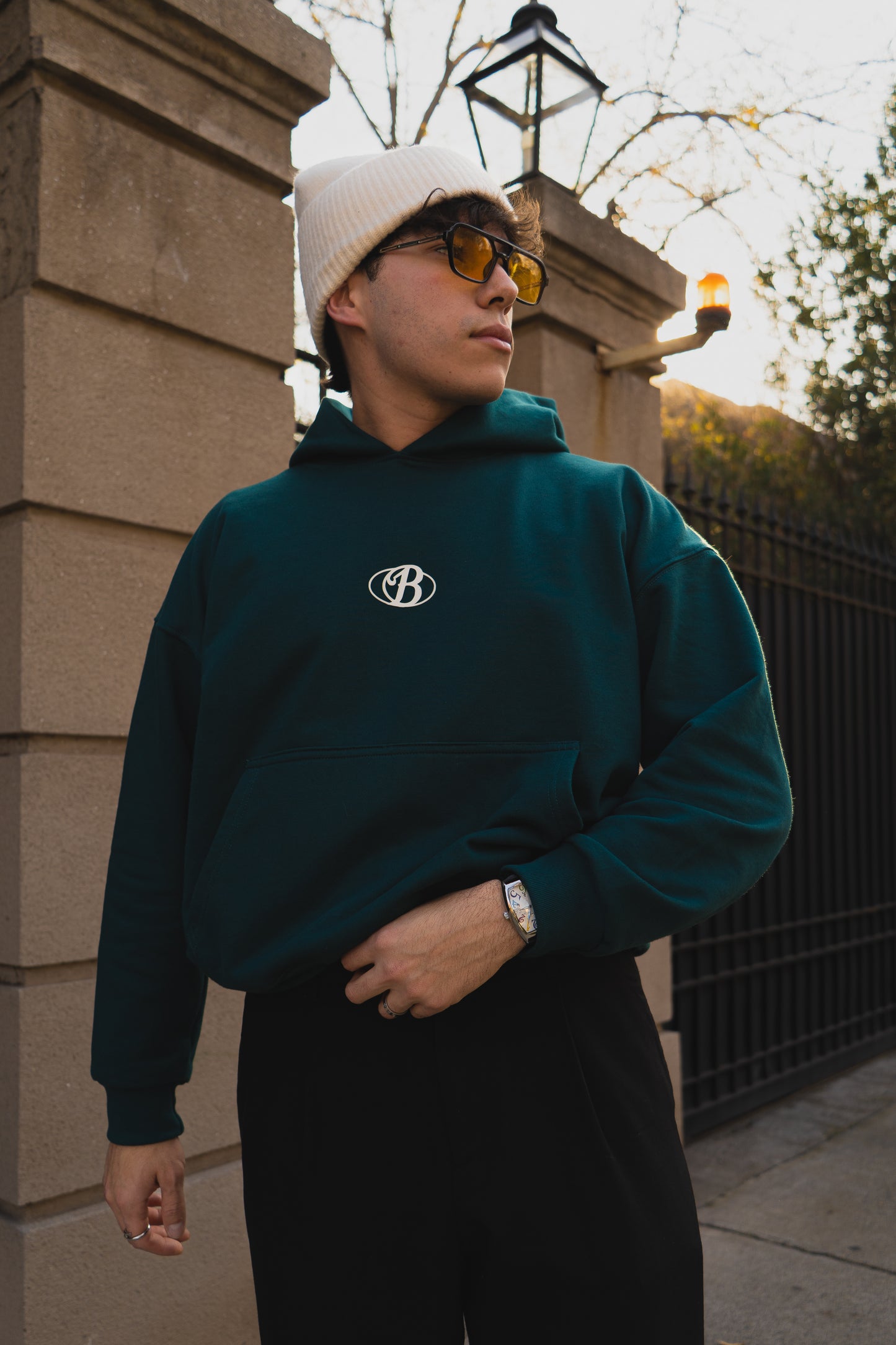 Hoodie green Bo exclusive - Membership club series