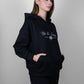 Hoodie oversize black Bo Martini - Summer series