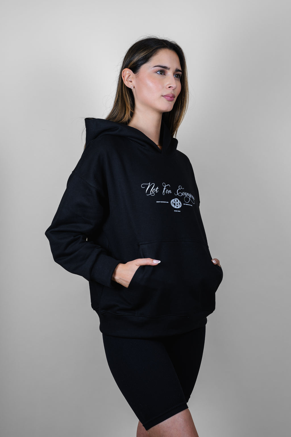 Hoodie oversize black Bo Martini - Summer series