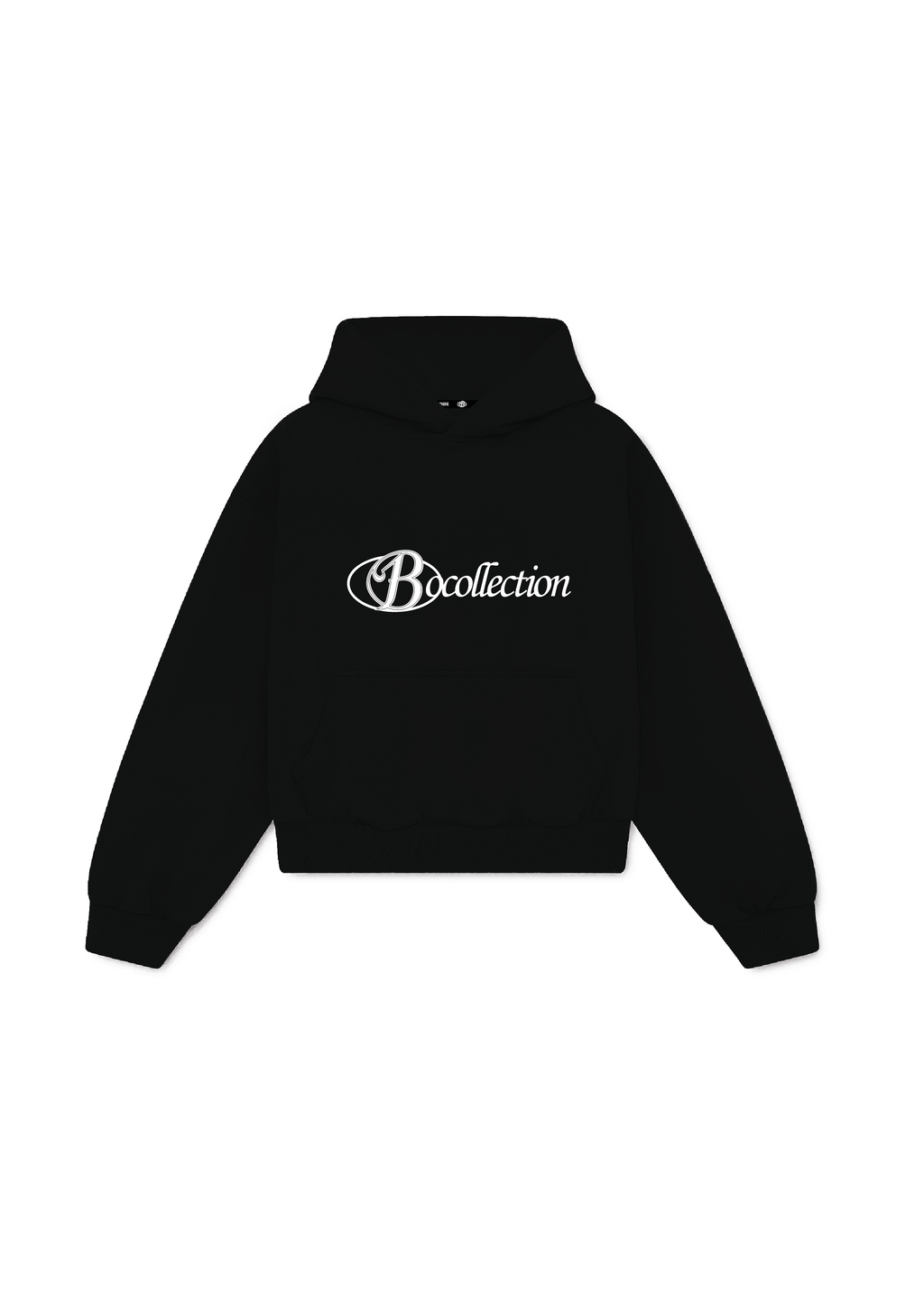 Hoodie black big logo 3D