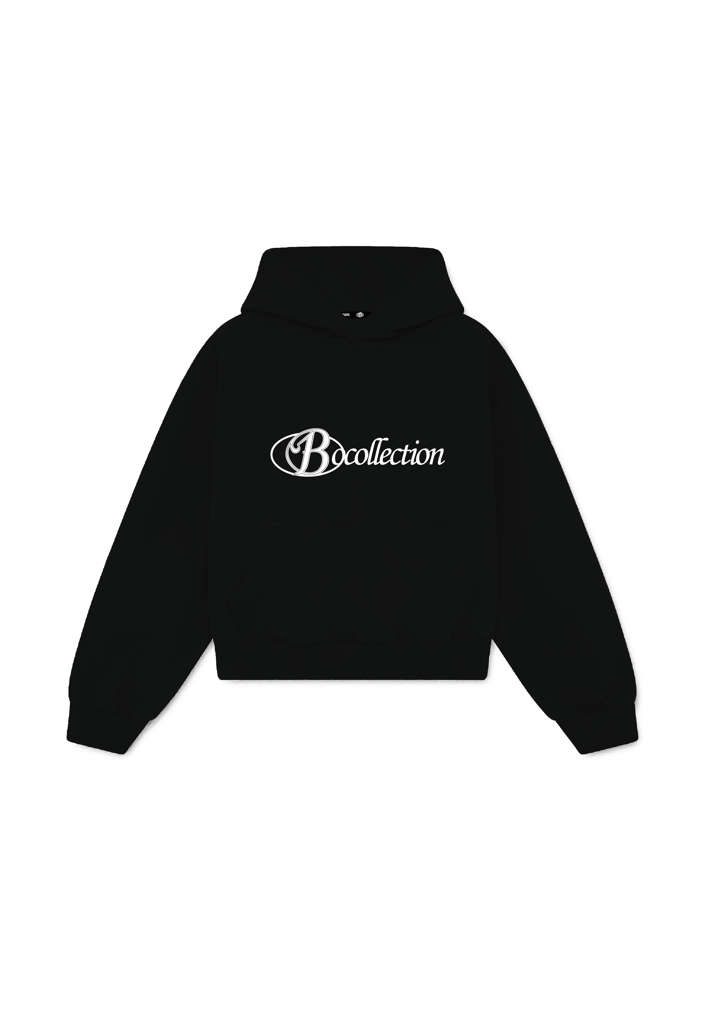 Hoodie black big logo 3D