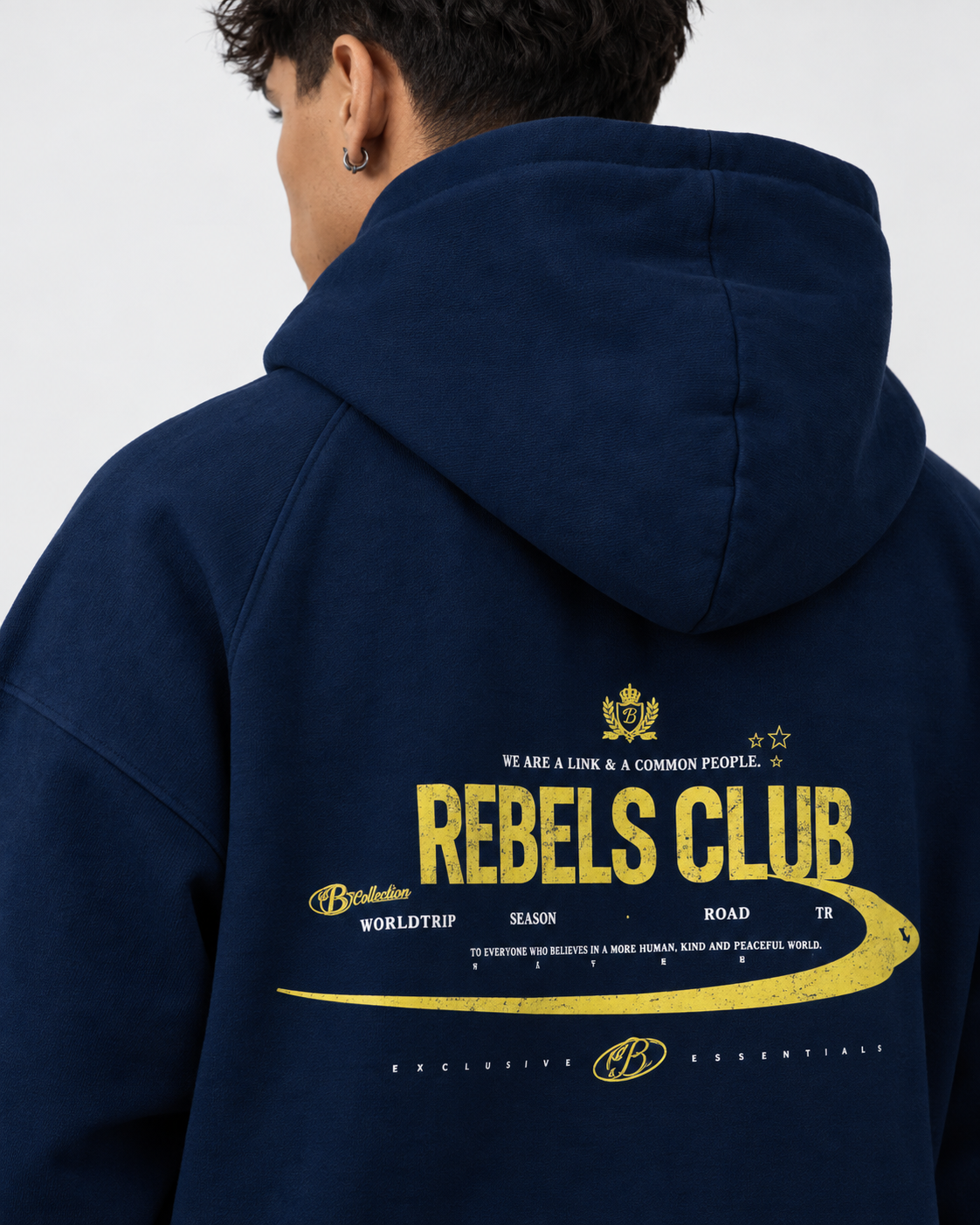 Hoodie Rebels club azul Francia
