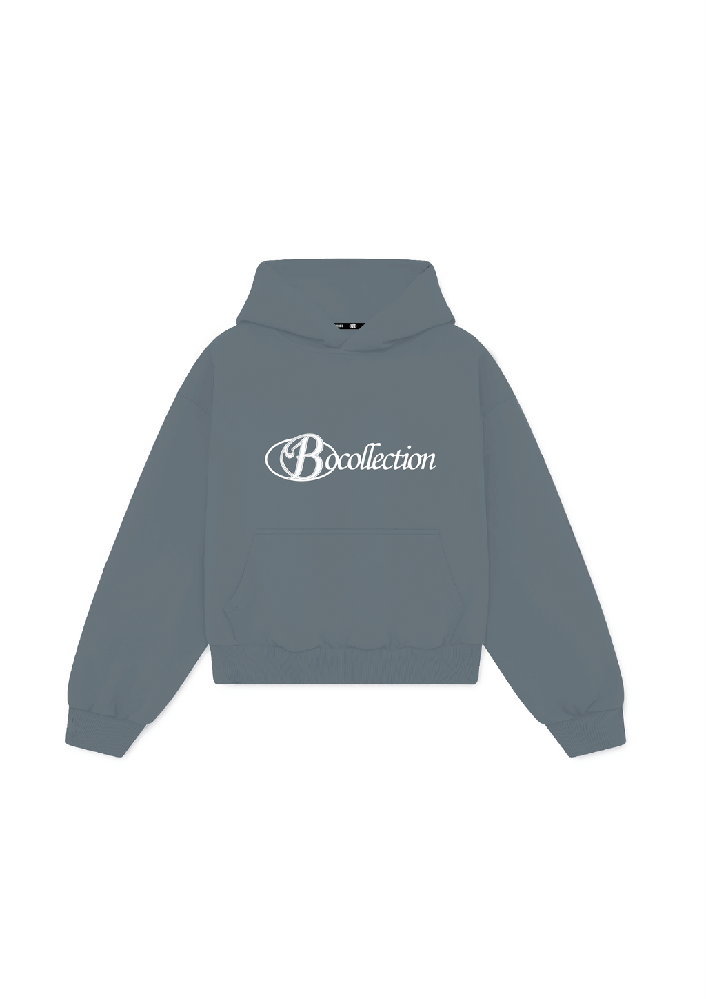 Hoodie grey big logo 3D - Bo world edition