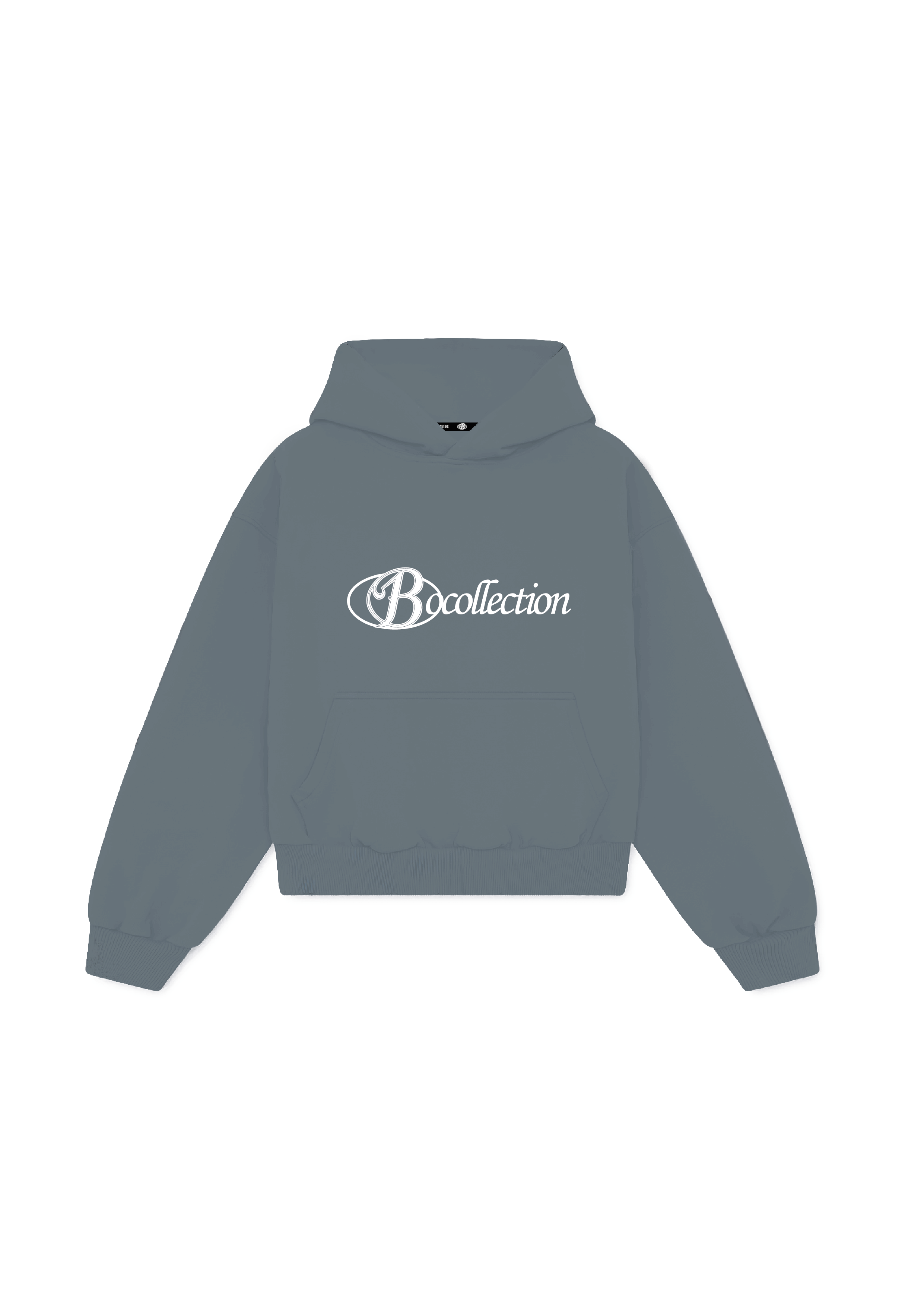 Hoodie grey big logo 3D - Bo world edition