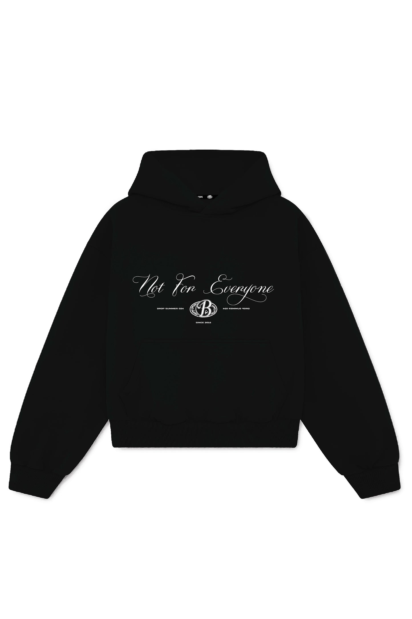 Hoodie oversize black Bo Martini - Summer series