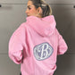 Hoodie pink 3D logo special edition - Classic series