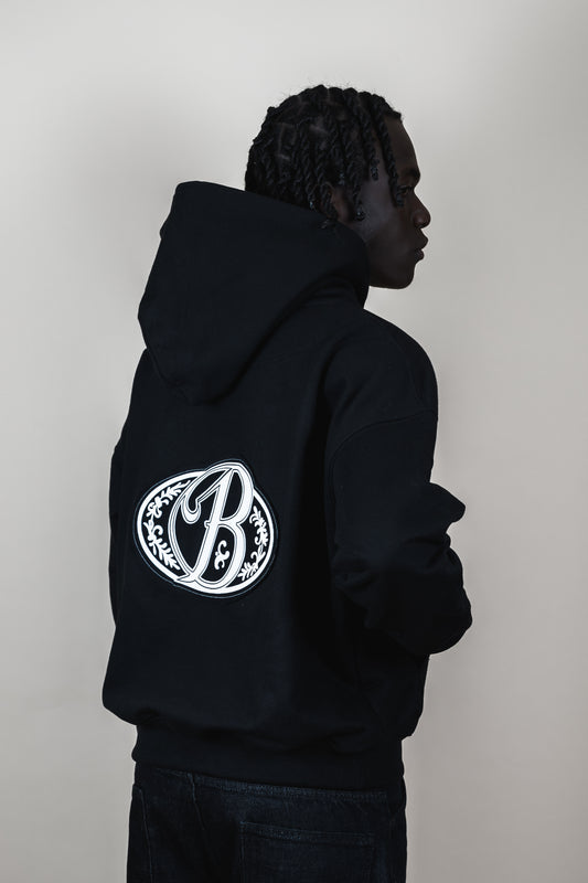 PREVENTA - Hoodie black 3D logo - Bo world edition