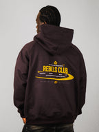 Hoodie rebels club brown