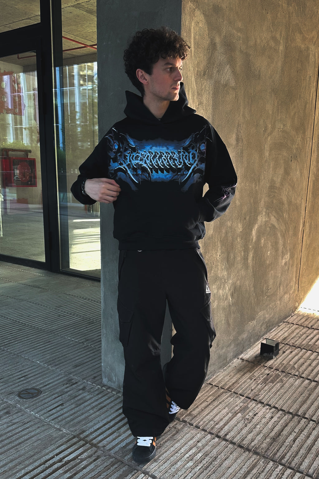 Hoodie Luxury class chrome blue special edition