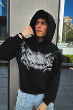 Hoodie Luxury class chrome black