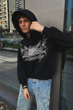 Hoodie Luxury class chrome black