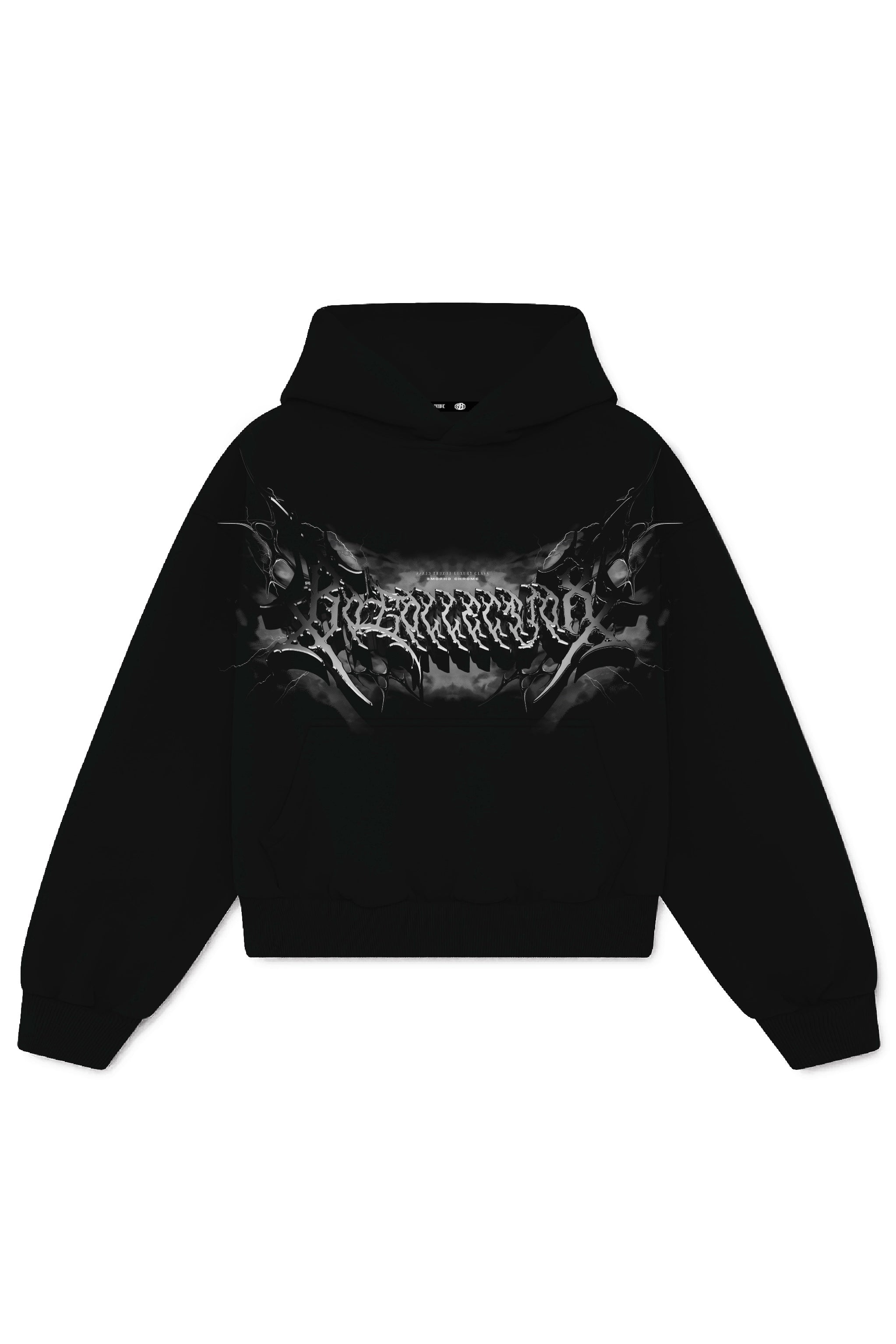 Hoodie Luxury class chrome black
