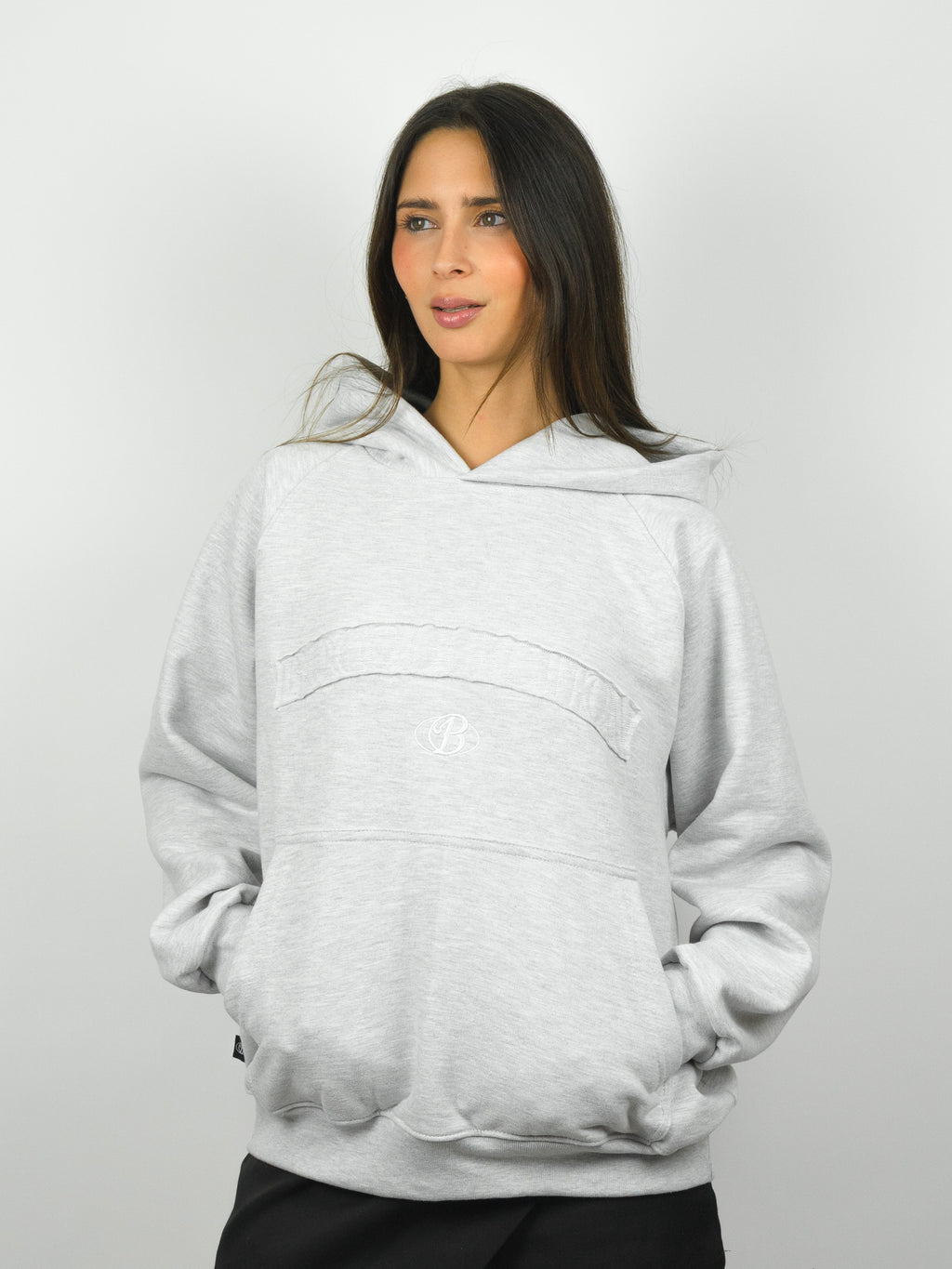 Hoodie Essential Gris