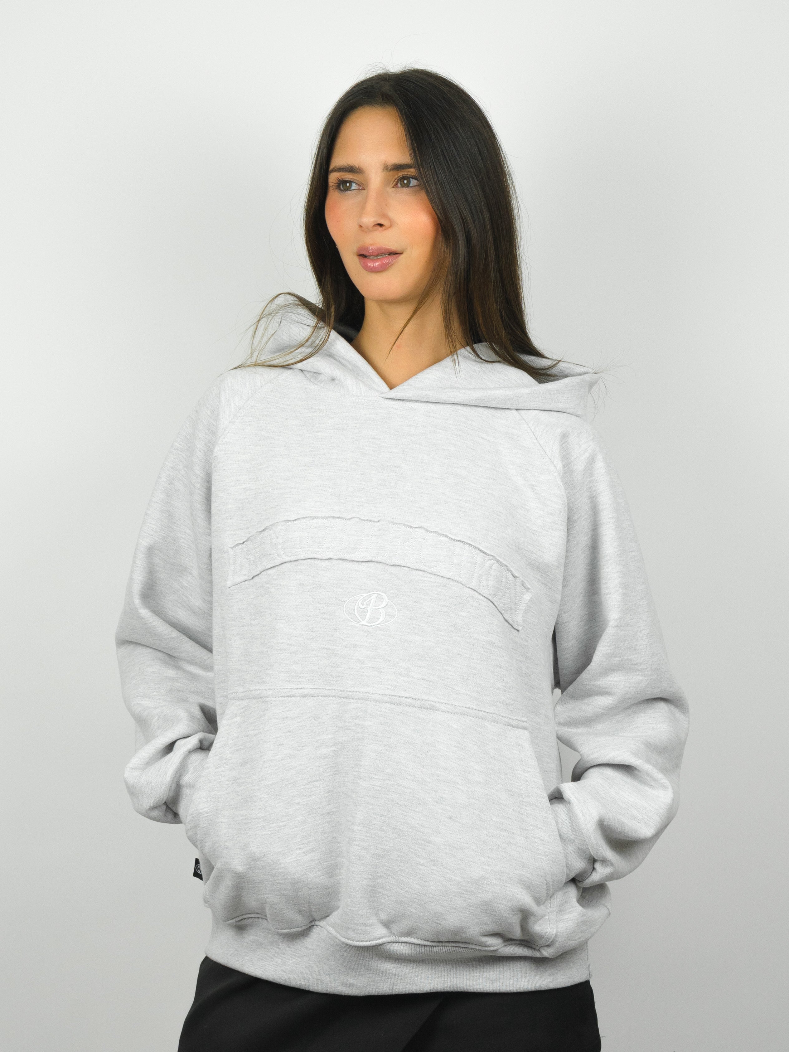 Hoodie Essential Gris