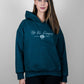 Hoodie oversize dark green Bo Martini - Summer series