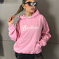 Hoodie pink 3D logo special edition - Classic series