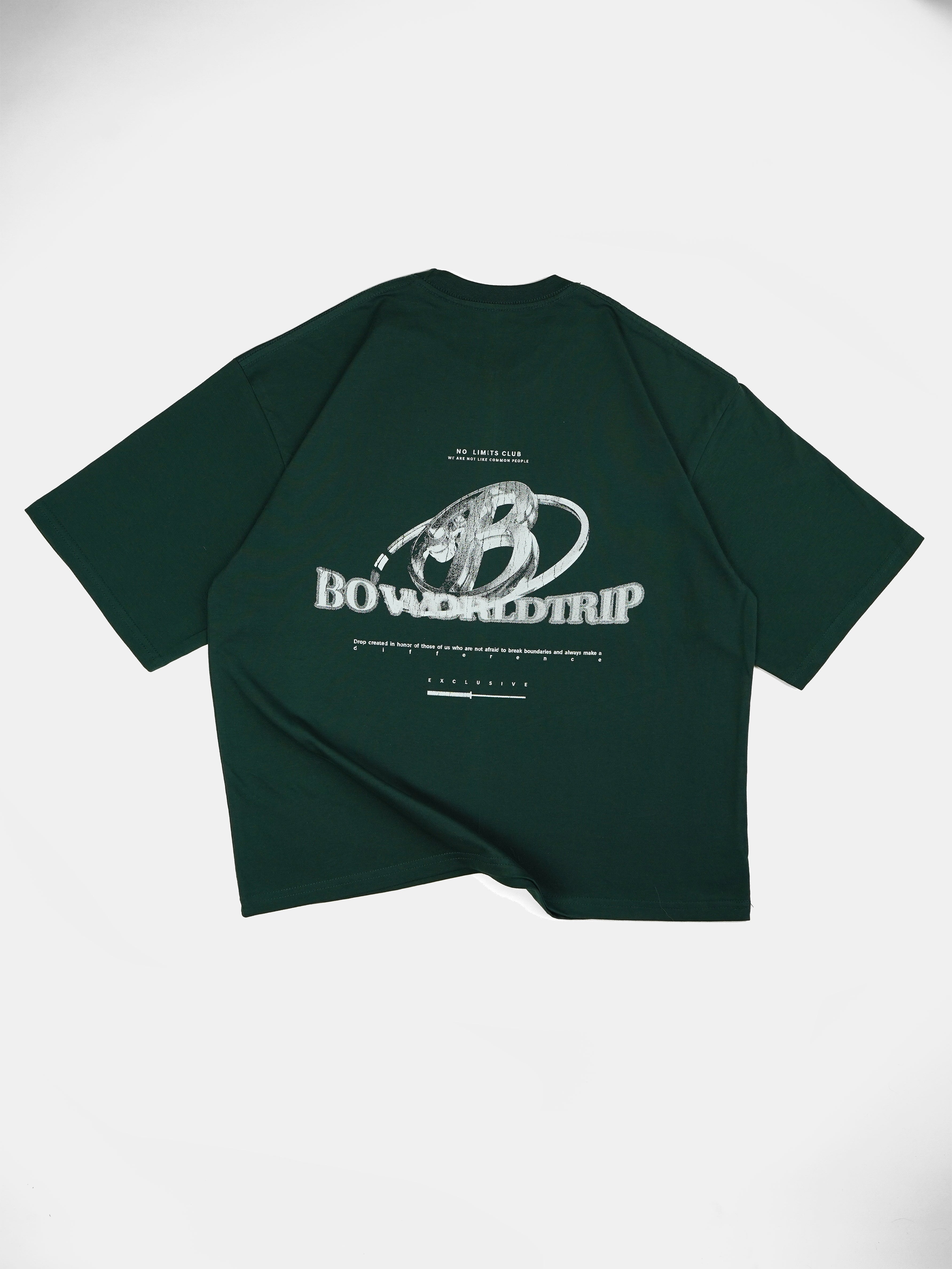 Polera verde logo 3D worldtrip