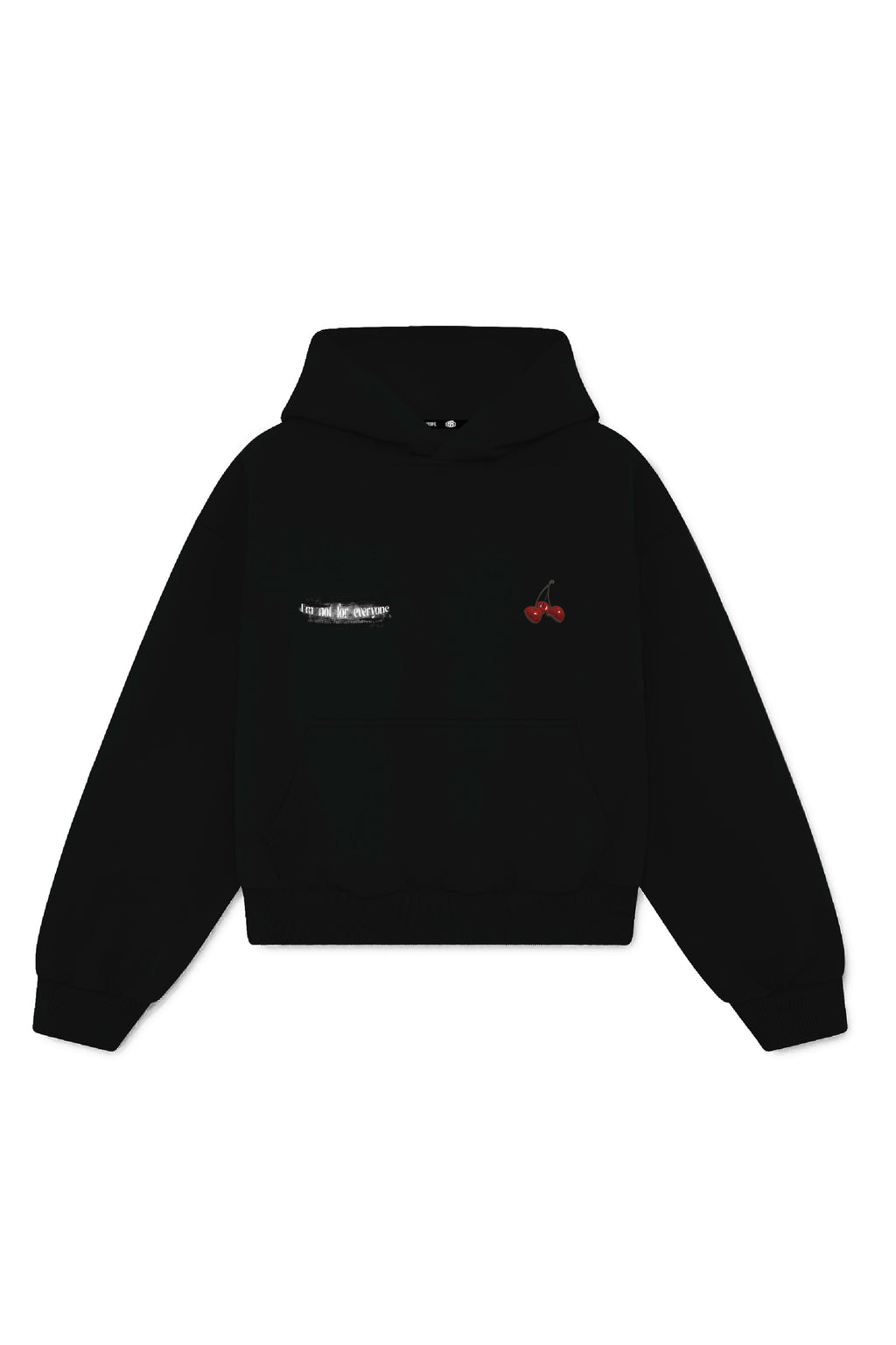 Hoodie oversize Try my Bo cherry