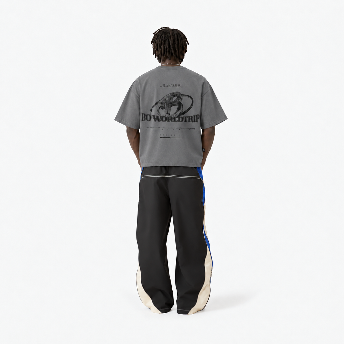 3D logo worldtrip soft grey