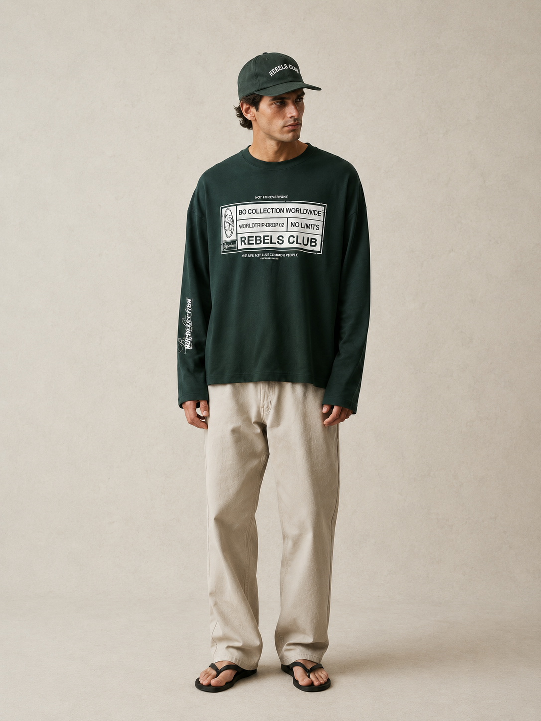 Get money green heavy long sleeve 026
