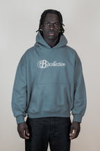 Hoodie grey big logo 3D - Bo world edition