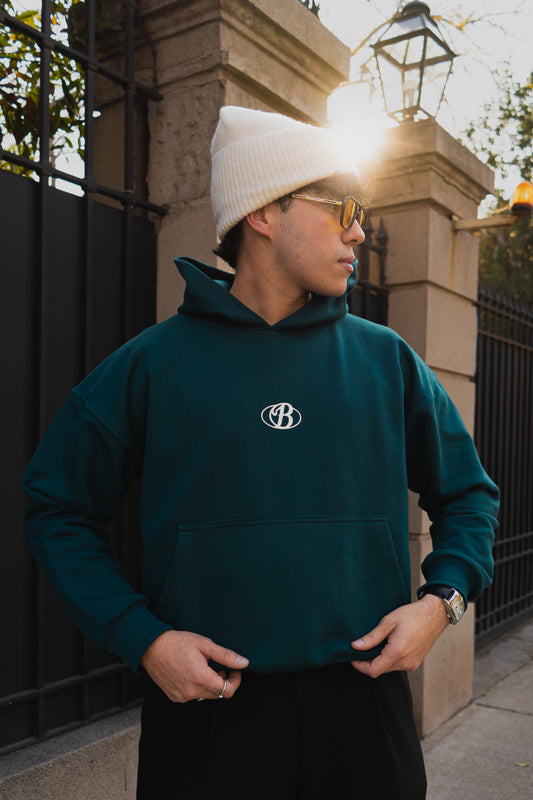 Hoodie green Bo exclusive - Membership club series