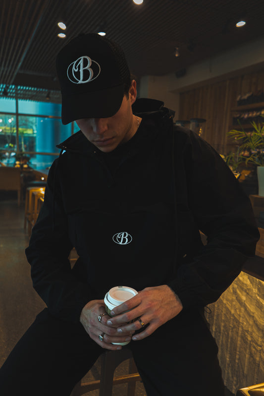 Windbreaker jacket black Bo exclusive edition - Membership club series