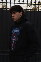 Hoodie black cross Bo world - Membership club series