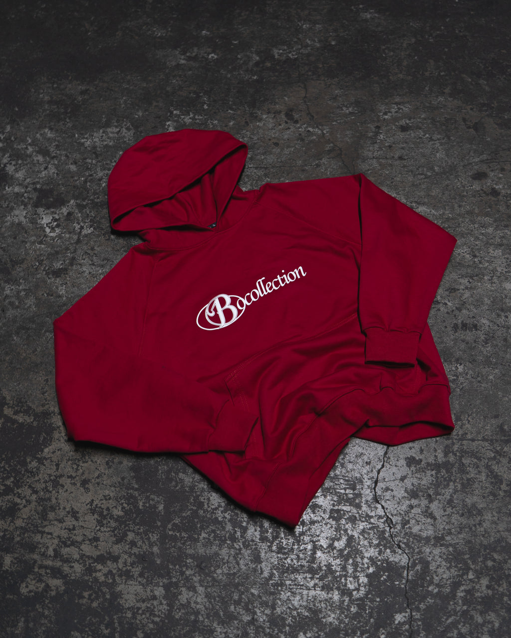 Hoodie red big logo 3D