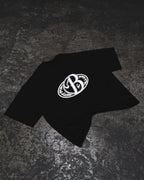 Polera heavycotton black big logo 3D