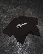 Polera heavycotton brown big logo 3D