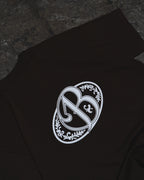 Polera heavycotton brown big logo 3D