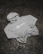 Hoodie soft grey big logo 3D