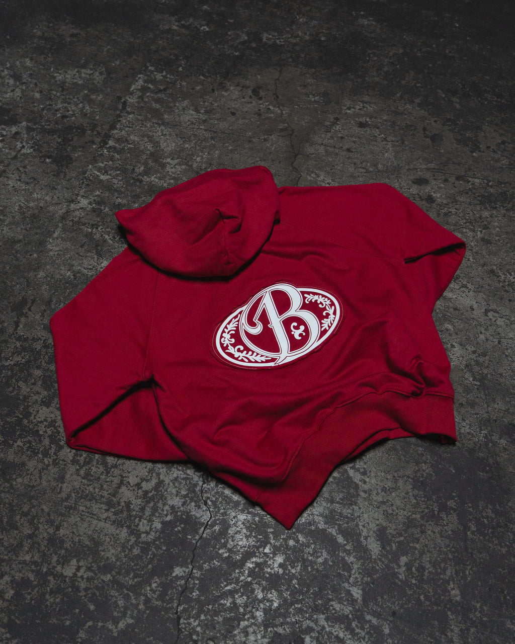 Hoodie red big logo 3D