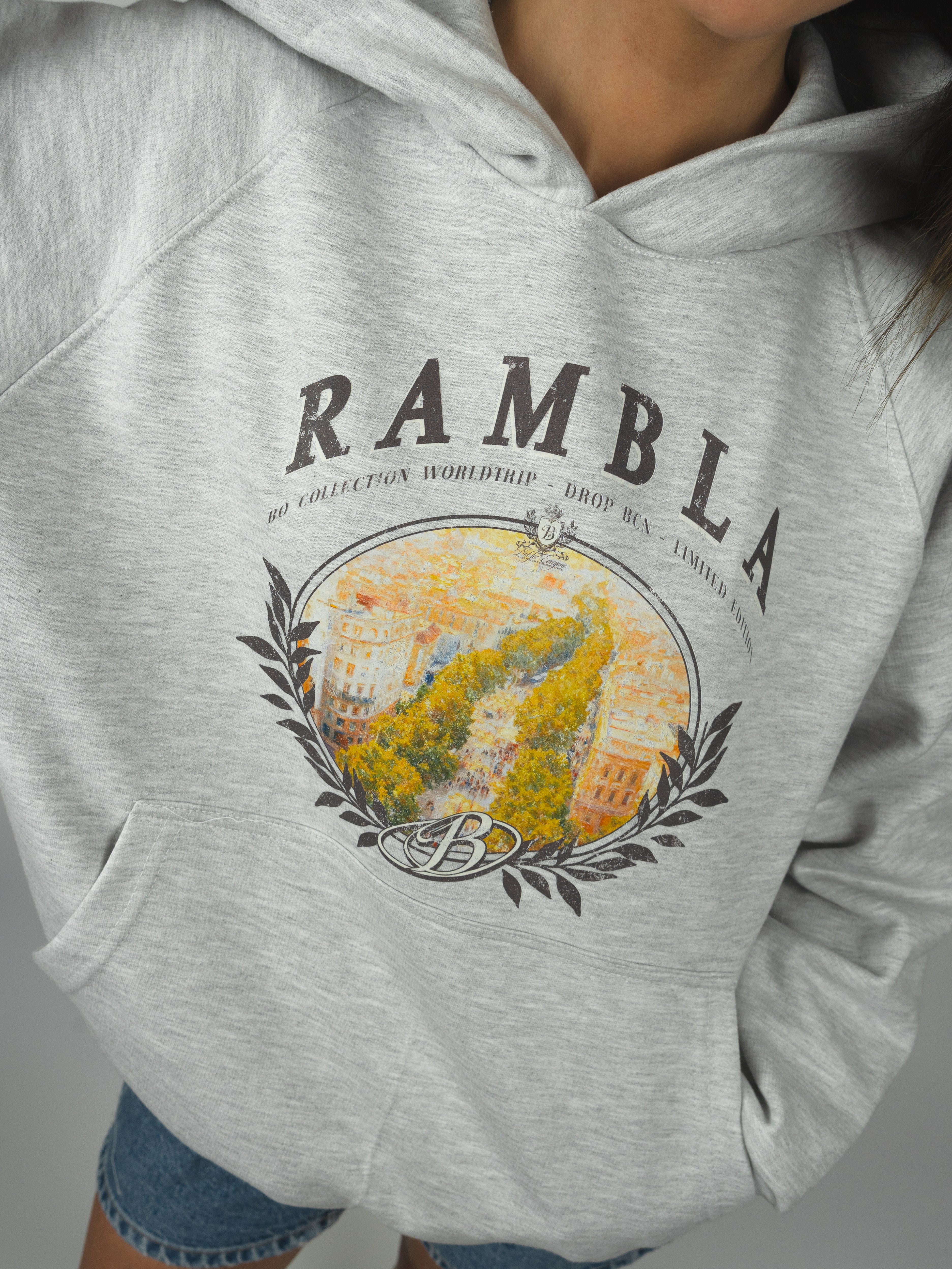 Hoodie Rambla gris