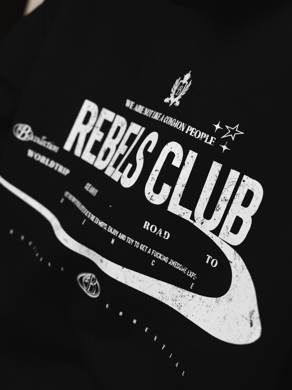 PREVENTA - Hoodie Rebels club negro