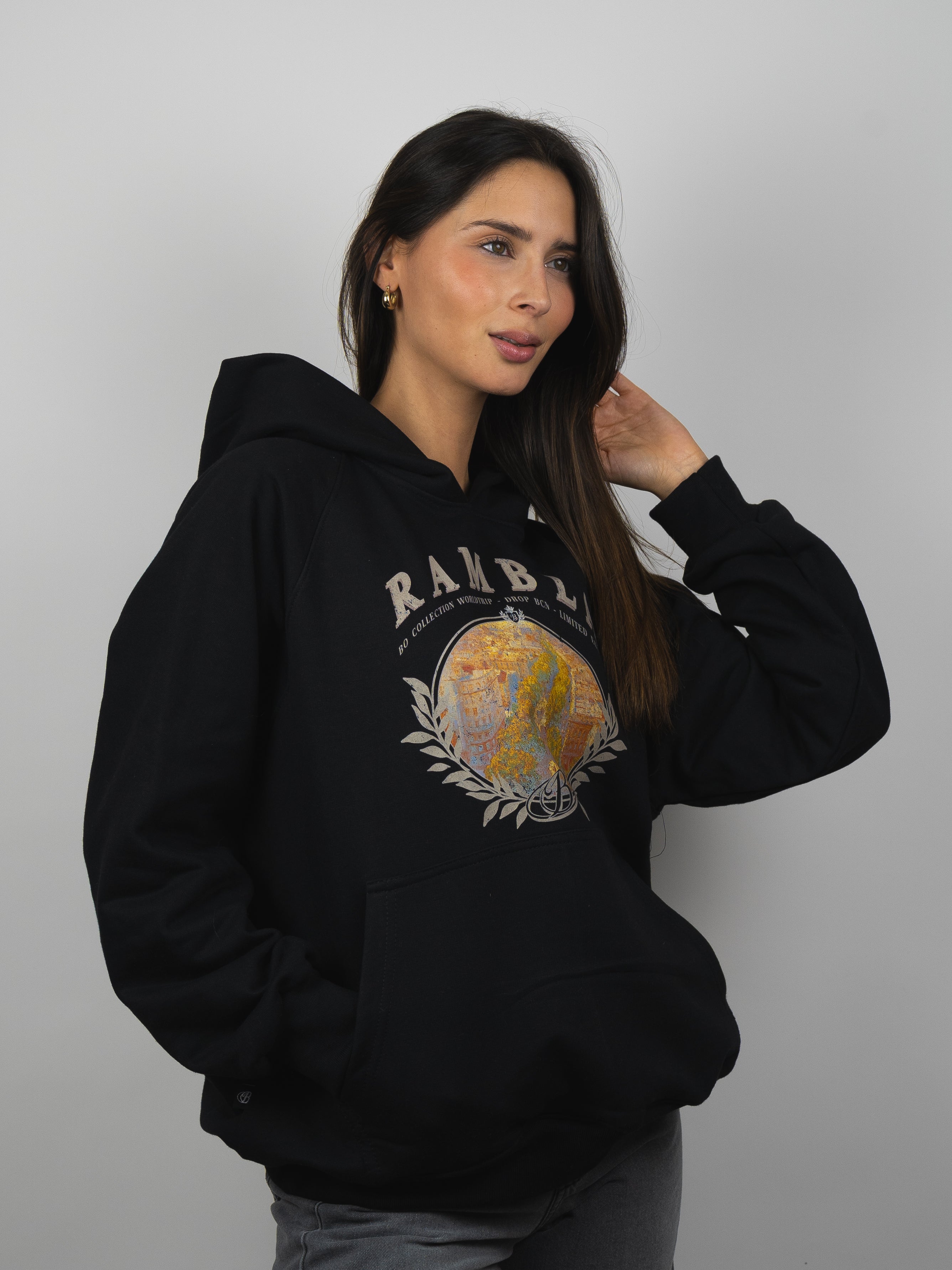 PREVENTA - Hoodie Rambla negro