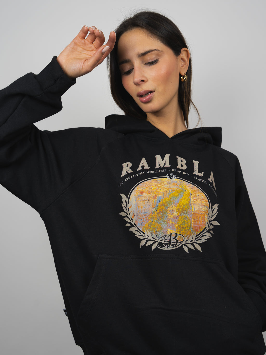 Hoodie Rambla negro