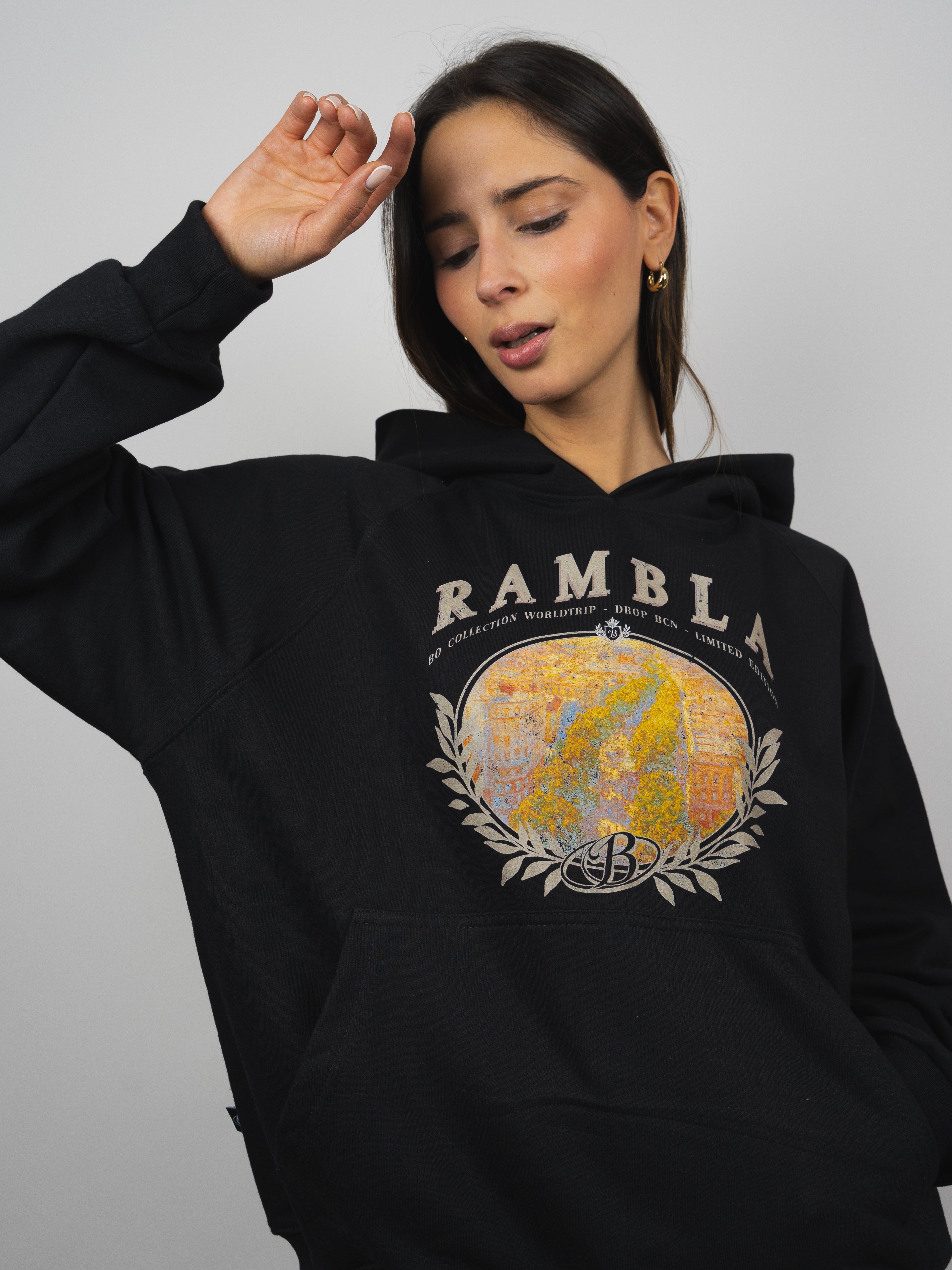 PREVENTA - Hoodie Rambla negro