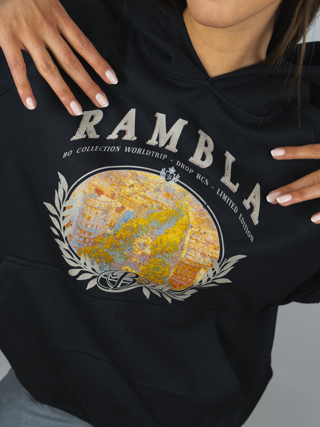 Hoodie Rambla negro