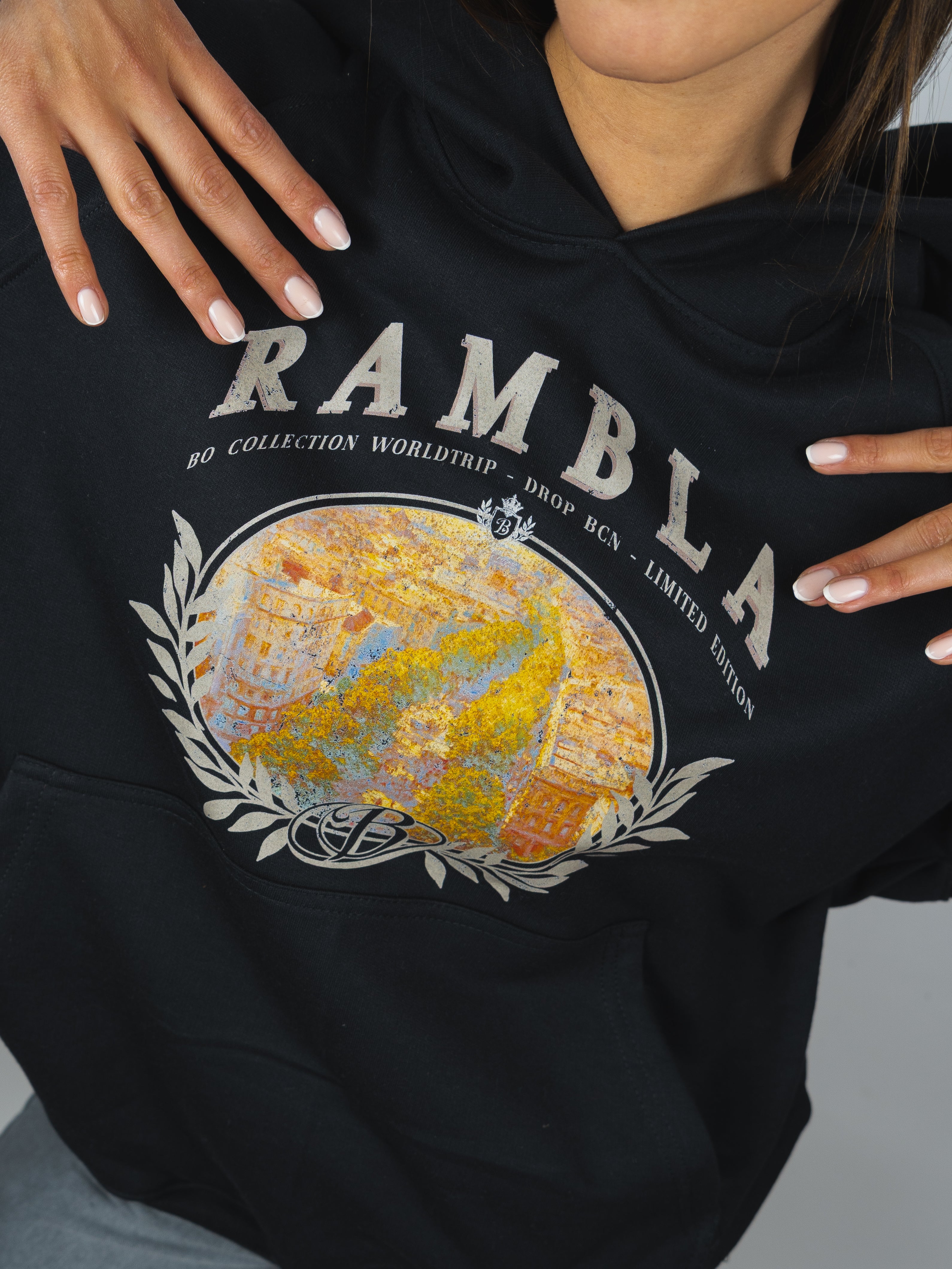 PREVENTA - Hoodie Rambla negro