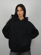 Hoodie Essential negro
