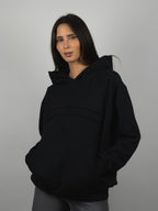 Hoodie Essential negro