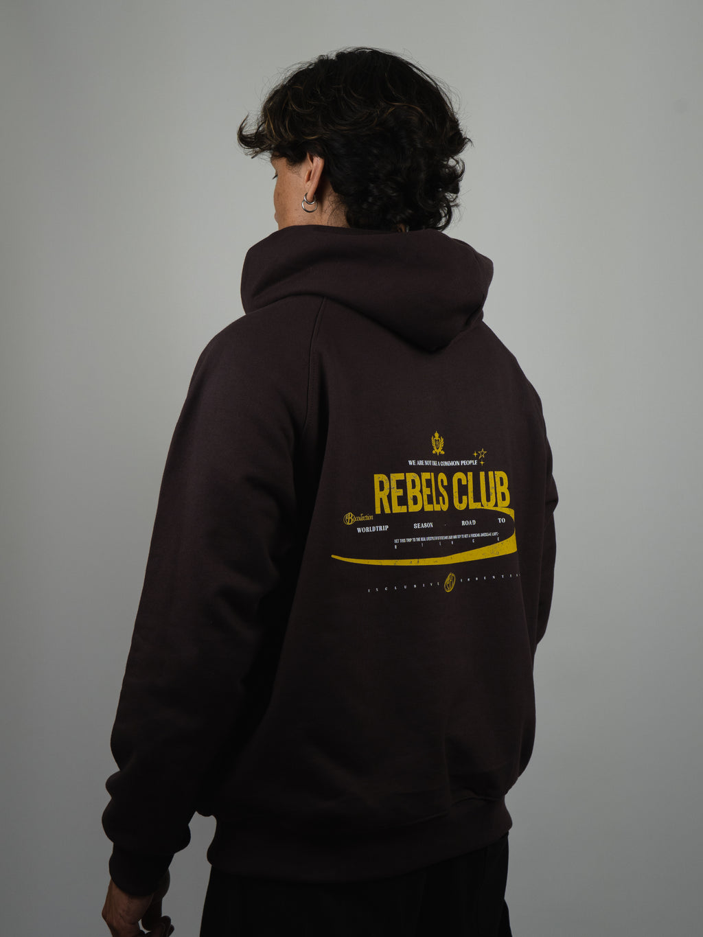 PREVENTA - Hoodie rebels club brown