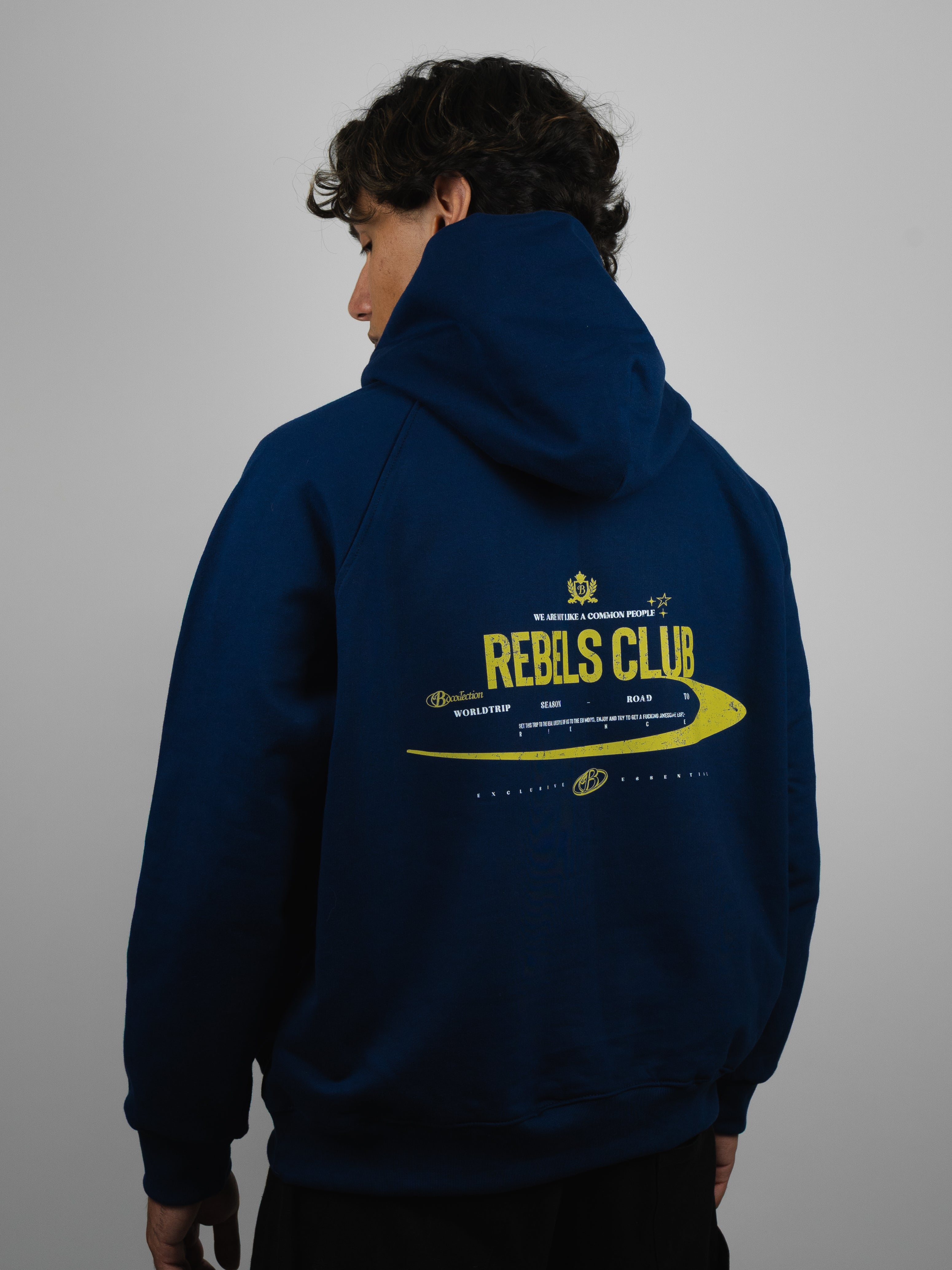 PREVENTA - Hoodie rebels club blue