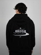 Hoodie doble cierre rebels club black