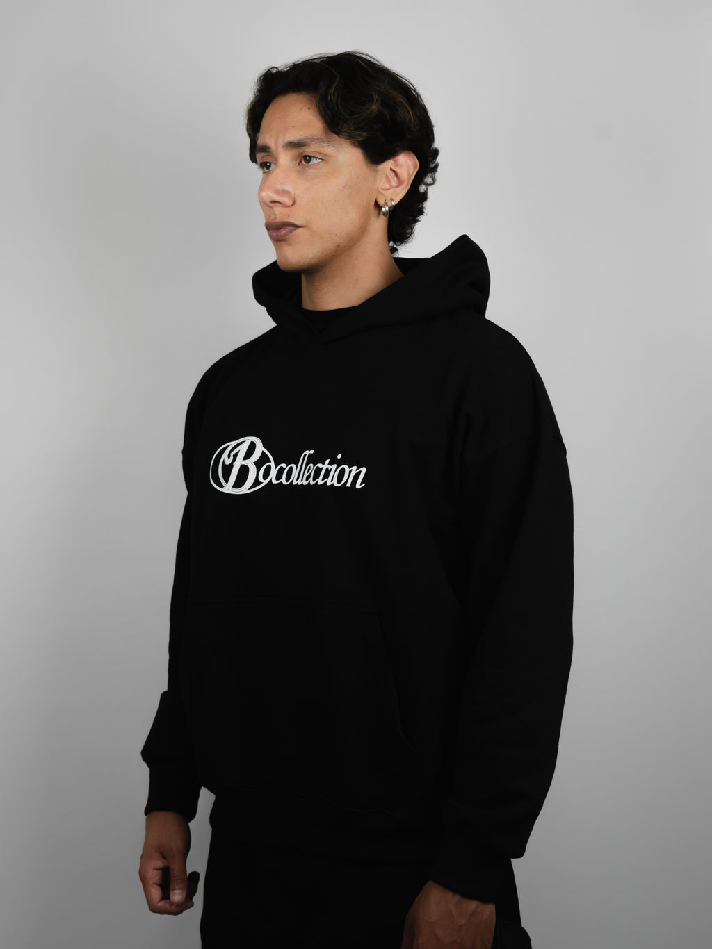PREVENTA -Hoodie black big logo 3D