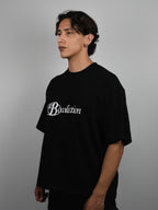 Polera heavycotton black big logo 3D