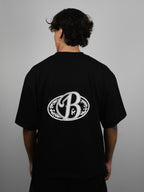 Polera heavycotton black big logo 3D